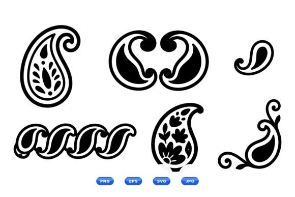 Download Paisley Vector Clipart Pack - Clipart pack Collection