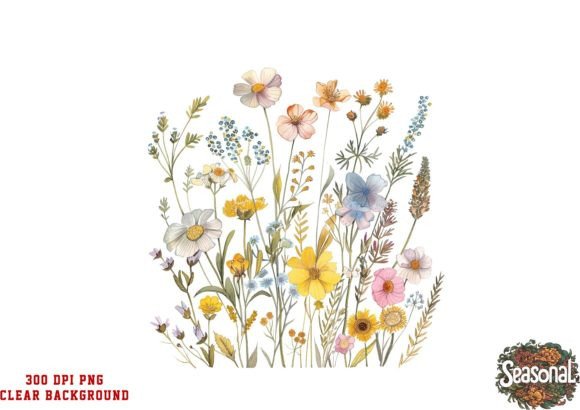 Download Watercolor Wildflower Png Art - Wildflower Collection