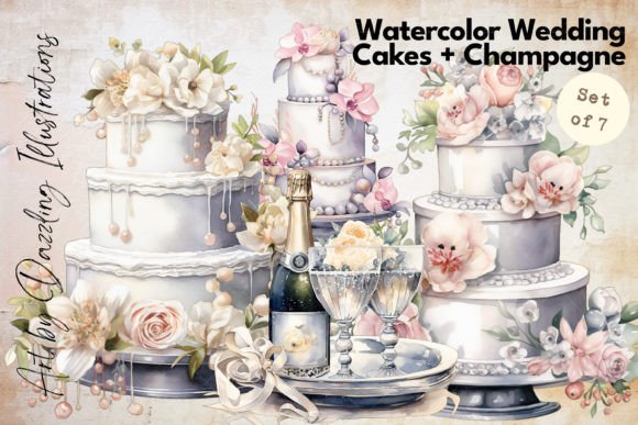 Download Wedding Delights: Cakes and Champagne - Cakes Collection
