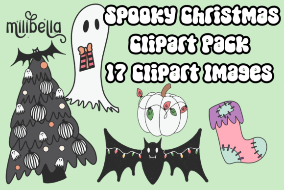 Download Spooky Christmas Clipart Pack - Clipart pack Collection