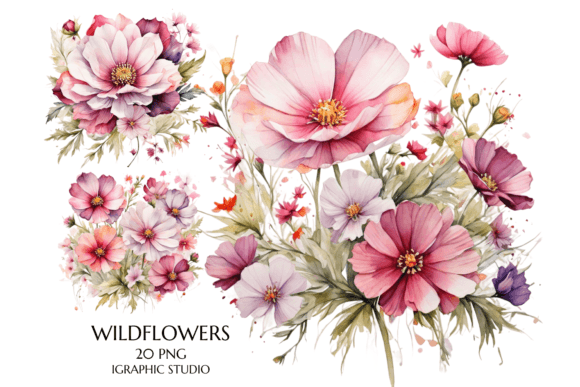 Download Wildflower Clipart Floral, Watercolor - Premium Resources