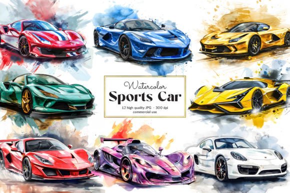Download Sports Racing Car Clipart Pack - Clipart pack Collection