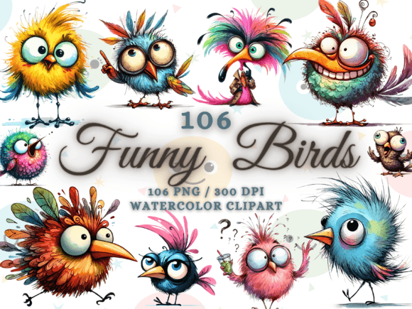 Download Funny Bird Clipart Bundle Funny Bird Png - Bird clipart Collection